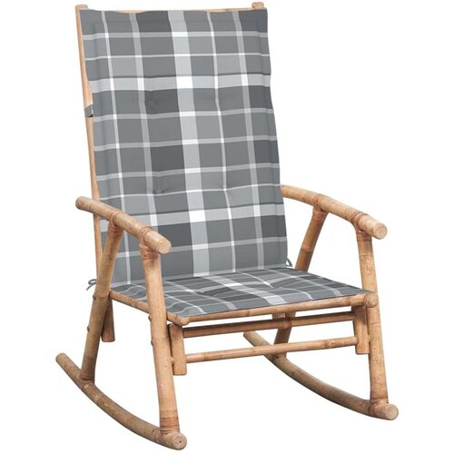  Stolica za ljuljanje od bambusa s jastukom Slike