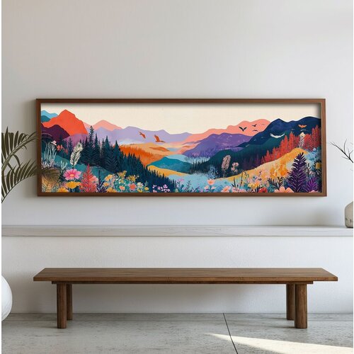Wallity slika EMR001, 40 x 120 x 3 cm Cene