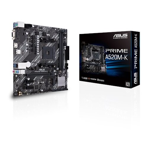 Asus MB PRIME A520M-KAMD A520;AM4;2xDDR4VGA,HDMI;RAID;micro Slike