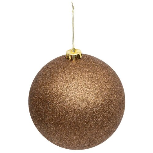 Feeric Novogodišnji ukras za jelku maxi kugla 150mm bronza gliter (184614P) Cene