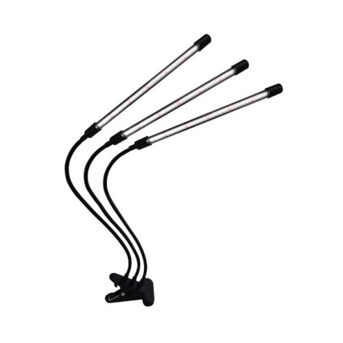 Trostruka lampa za biljke 12W Slike