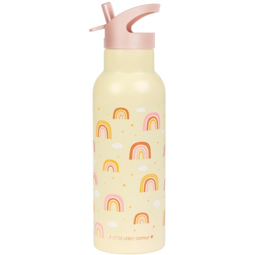A Little Lovely Company nerjavni bidon za pijačo, 500 ml – mavrica Cene