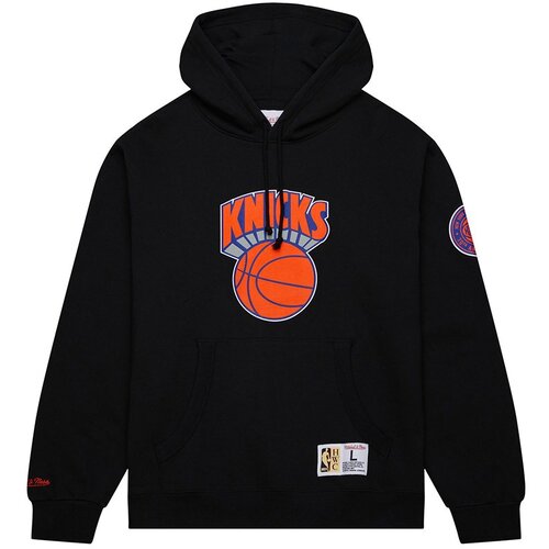 Mitchell And Ness mu&amp;scaron;ki New York Knicks Game Vintage Logo pulover sa kapuljačom Slike