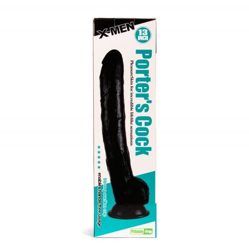 X-Men Porter&amp;#039;s 13 inch Cock Black XMEN000037 Slike