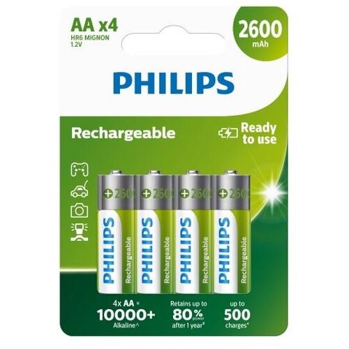 Philips Baterija AA NiMH 1.2V 2600mAh (14) Cene