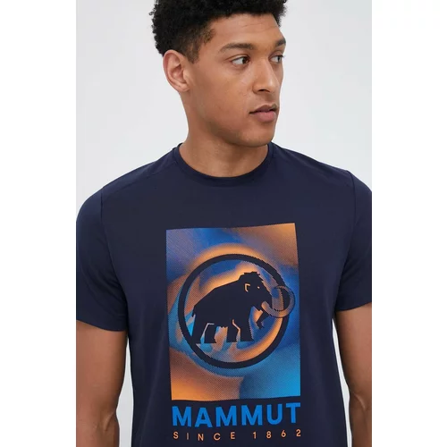 Mammut Športna kratka majica Trovat mornarsko modra barva