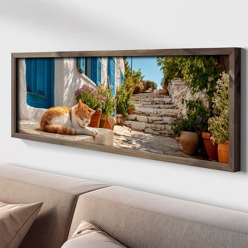 WALLXPERT LAC138-120 Multicolor Decorative Framed MDF Painting Cene