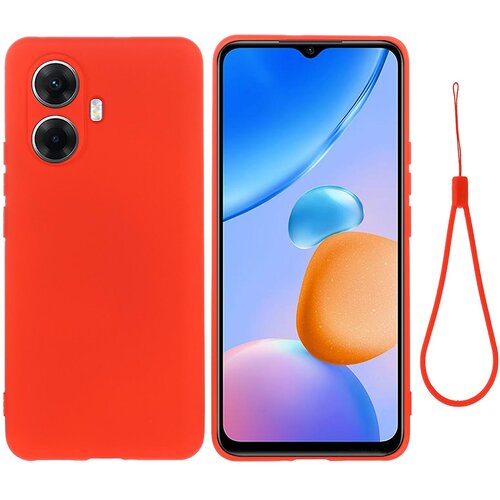 INORCO Ovitek za mobilni telefon Realme 10 Pro+ 5G, torbica iz tekočega silikona z mehko podlogo in paščkom, (22034018) Cene