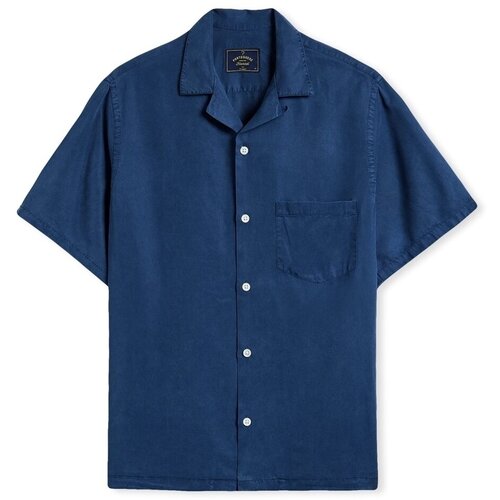Portuguese Flannel Srajce z dolgimi rokavi Dogtown Shirt - Blue Modra Cene