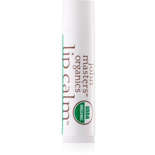 John Masters Organics Lip Calm balzam za ustnice Peppermint 4 g