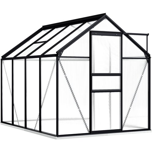 vidaXL Rastlinjak z okvirjem antraciten aluminij 4,75 m&sup2; Cene