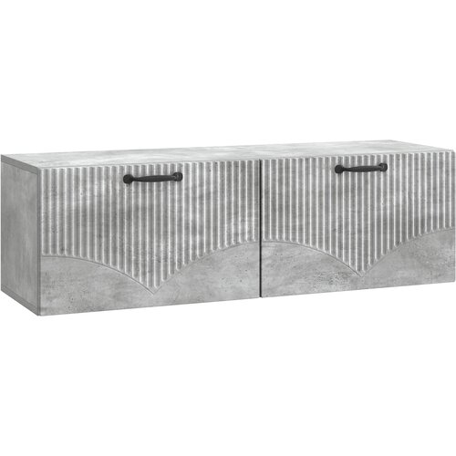 vidaXL TV ormar za zid Betonska siva 98 x 31 x 30 cm Konstruirano drvo - Betonska siva 98 x 31 cm Cijene