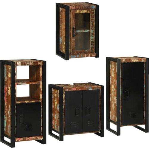  Set namje&scaron;taja za kupaonicu 4 kom. &Scaron;areni 55 x 35 x 60 cm Cijene