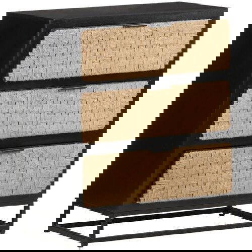 VidaXL Komoda 60x35x70 cm trden mangov les Slike