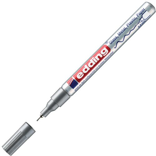 Marker PERMANENTNI SJAJNI LAKIRAJUĆI 0,8MM EDDING 780 SREBRNI Cene