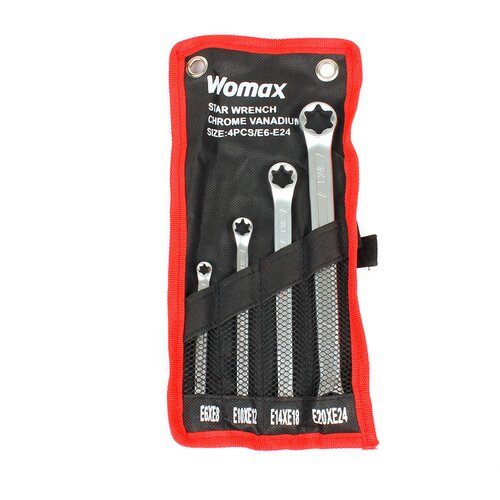 Womax ključ okasti e torx set 4 kom Slike