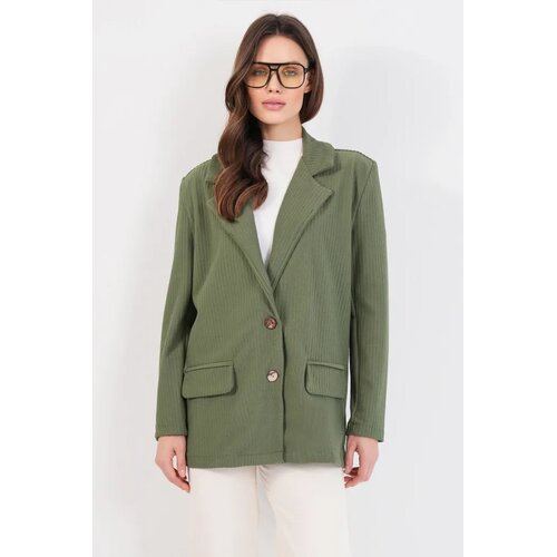 Trend Alacati Stili Ženska jakna Alc-X14776, Zelena Cene