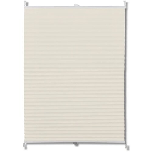 vidaXL Plise Zavesa velikost 50 x 150 cm Krem barva, (20768072) Cene
