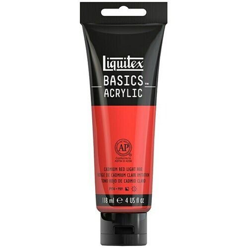 LIQUITEX Basics Akrilna boja (Svijetla kadmij crvena, 118 ml) Cijene
