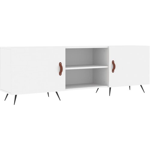 Maison Chic TV omarica - TV stojalo - Televizijska omarica bela 150x30x50 cm inženirski les, (21700351) Cene