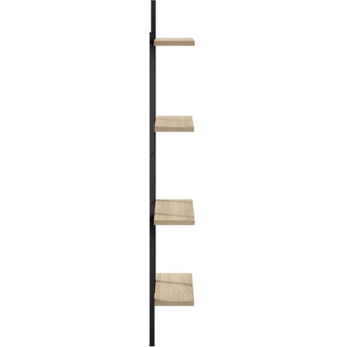  Zidna polica Hrast sonoma 61 x 13,5 x 105,5 cm Prerađeno drvo Slike