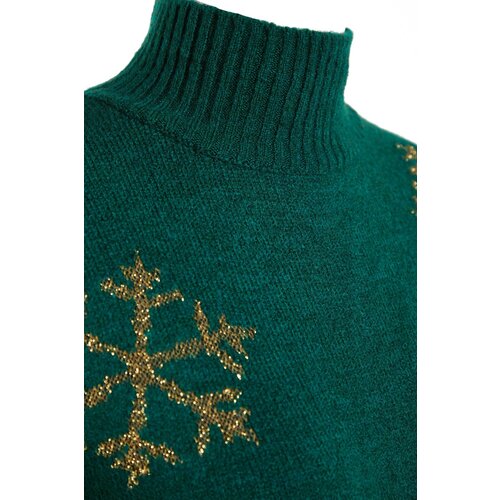 Trendyol Sweater - Green - Regular fit Slike