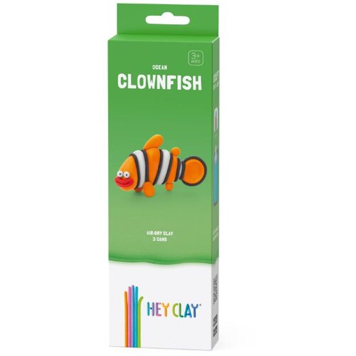 Hey Clay glina ocean - 3 cans - clownfish - 26014 Slike