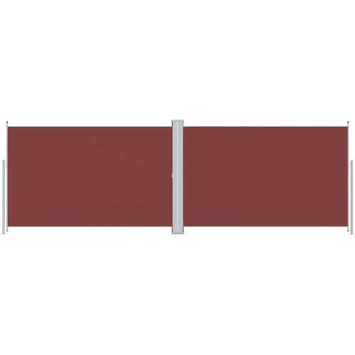 Maison Chic Zložljiva stranska tenda - Senčniki rjava 220x600 cm, (22039665) Slike