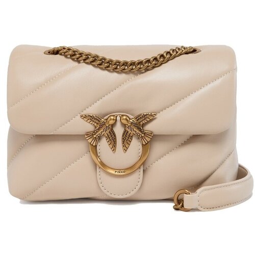 Pinko Torbe LOVE MINI PUFF CL SHEEP Bež Cene