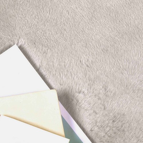  Protuklizni tepih od umjetnog zečjeg krzna OLITE Bež 60 x 90 cm Slike