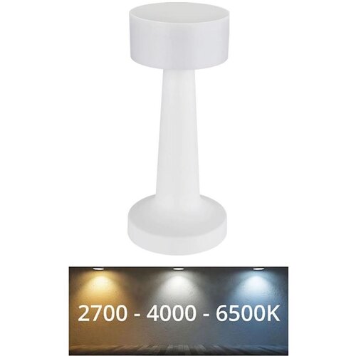 Globo 58447W - LED prigu&scaron;iva dodirna stona lampa ANGELIKA LED/1W/3,7V bela Cene