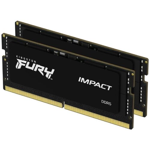 Kingston SODIMM DDR5 32GB (2x16GB kit) 6000MT/s KF560S38IBK2-32 FURY Impact Black XMP Cene