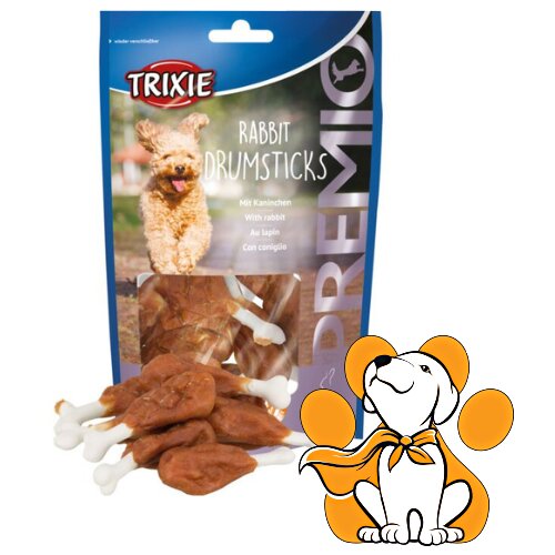 Trixie dog Premio Rabbit DrumSticks 100g, Poslastice Za Pse Sa Zečetinom Cene