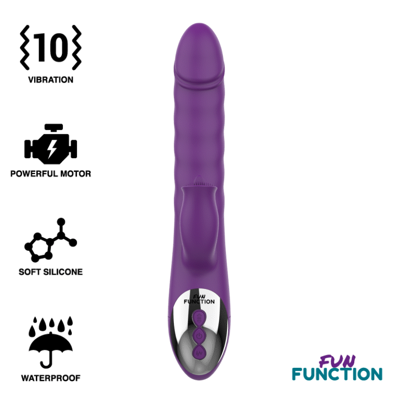Fun Function Rabbit vibrator - Zenda Thruster & Rotation Cene