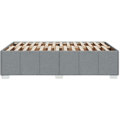 VidaXL Okvir kreveta svjetlosivi 120 x 190 cm od tkanine Slike