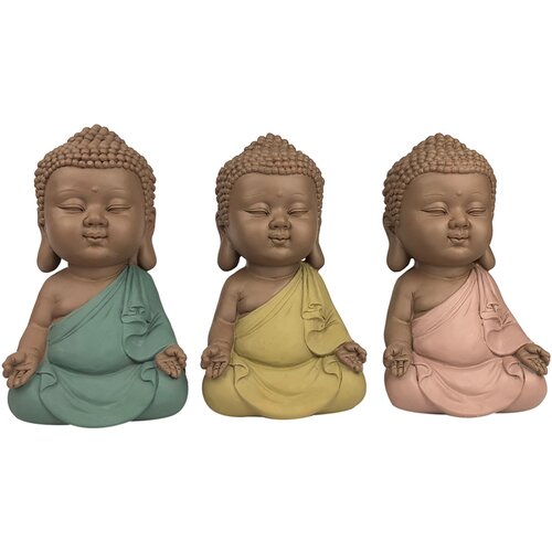 Signes Grimalt Kipci in figurice Linda Buddha Set 3 Enote Večbarvna Slike