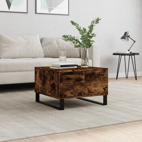  Stolić za kavu boja hrasta 55 x 55 x 36,5 cm konstruirano drvo Cijene