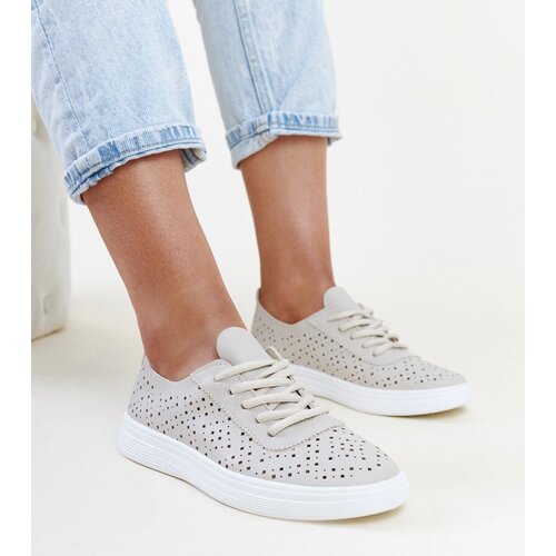 Gemre Beige openwork sneakers Manoek Cene