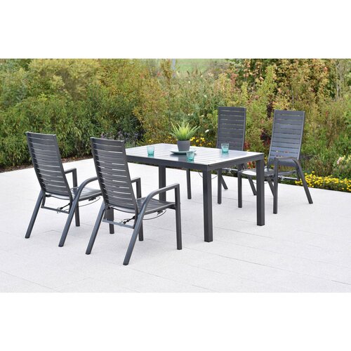 Gardenson VRTNA GARNITURA SIROS aluminij barve grafita Cene