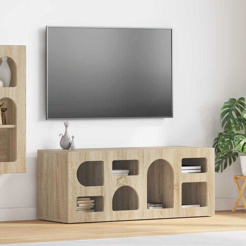 TV ormar Sonoma hrast 100 x 35 x 40 cm Konstruirano drvo Cene