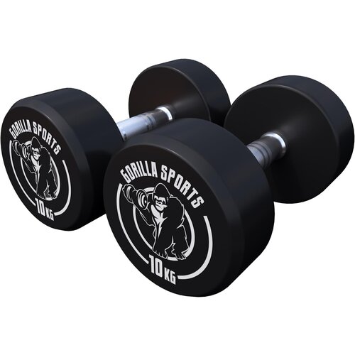 Gorilla Sports bučice gumirane okrugle 2 x 10 kg Cene