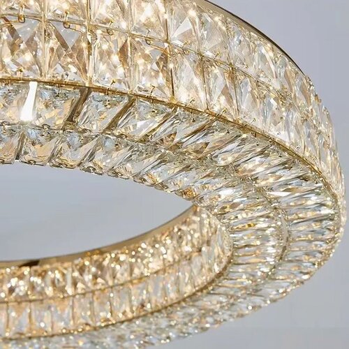 Toolight Viseća LED lampa APP1568-CP Gold 60cm Slike