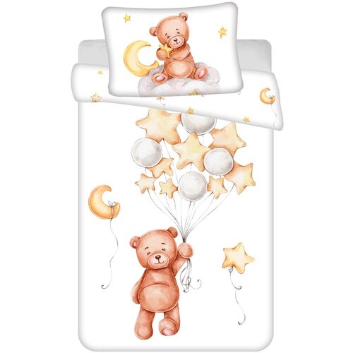 Jerry Fabrics Bombažna otroška posteljnina za otroško posteljico 100x135 cm Medvídek "Cute" – Cene