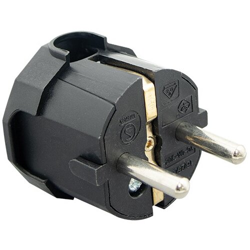 Mitea_Electric Dvopolni utikač L crni 16A 250V 3680W PM-33-C PVC Cene
