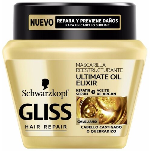 Schwarzkopf gliss maska za kosu ultimate oil elixir 300ml Slike
