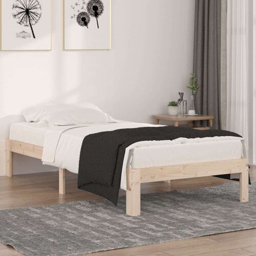  Posteljni okvir iz trdnega lesa 90x190 cm, (20907311) Slike