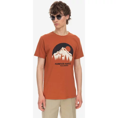 Fjallraven Pamučna majica boja: narančasta, s tiskom, F87053.243-243