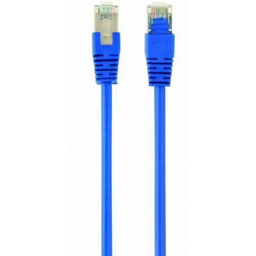 2M B Gembird Mrezni kabl FTP Cat5e Patch cord, 2m blue Cene