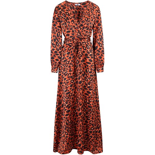 Dorothy Perkins Tall Obleka rjasto rdeča / oranžno rdeča / črna / bela Slike