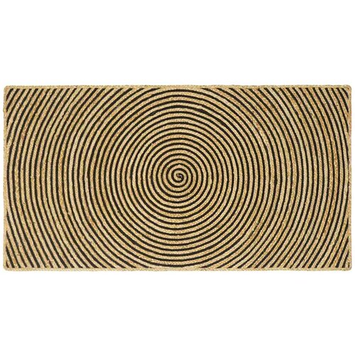  Tepih Prirodna i crna 80 x 150 cm Juta Cene